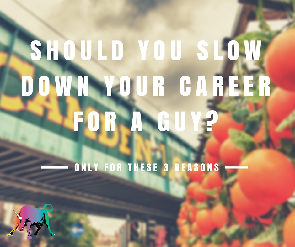 should you slow downyour career for