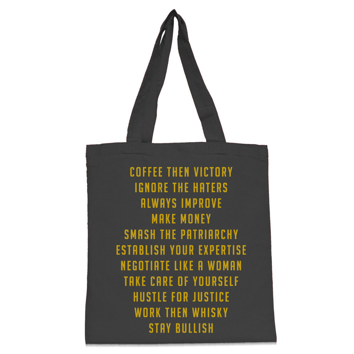Coffee then victory tote